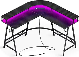 U-shaped computer desk