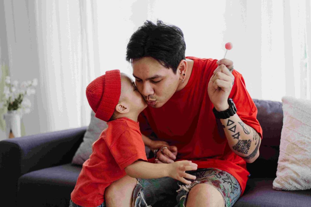Parental Kissing: Nurturing Bonds and Fostering Emotional Development 7 Father's love